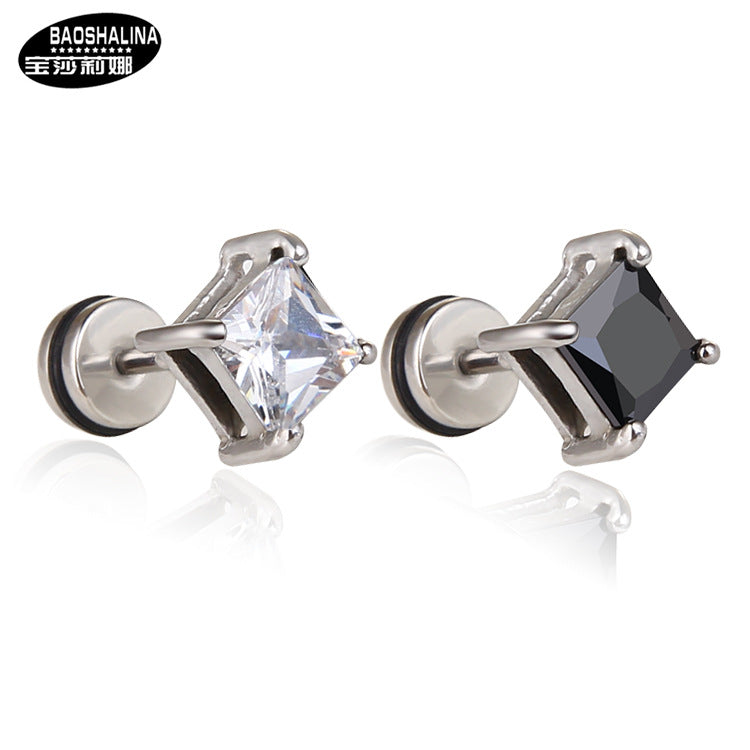 クロスジルコニアピアス