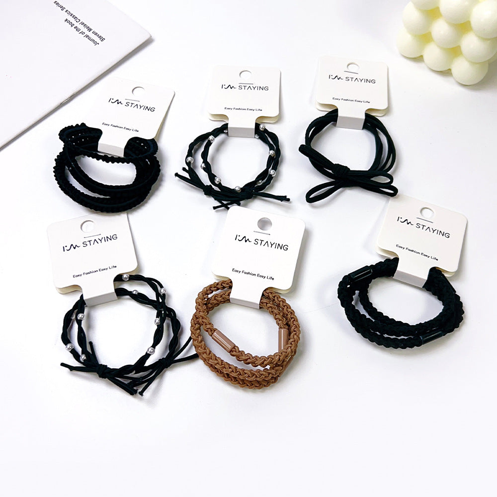 2025年新作 シンプルで使いやすい弾力ヘアゴム