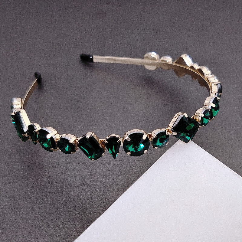 韓国発 人気のクリスタルヘアバンド