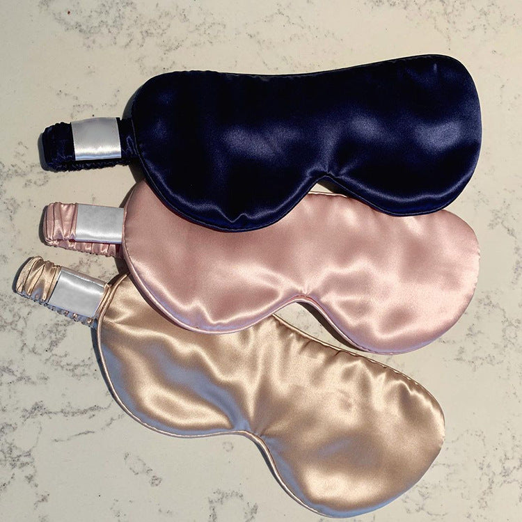 両面100%純正シルク睡眠アイマスク｜19mm厚手遮光アイマスク